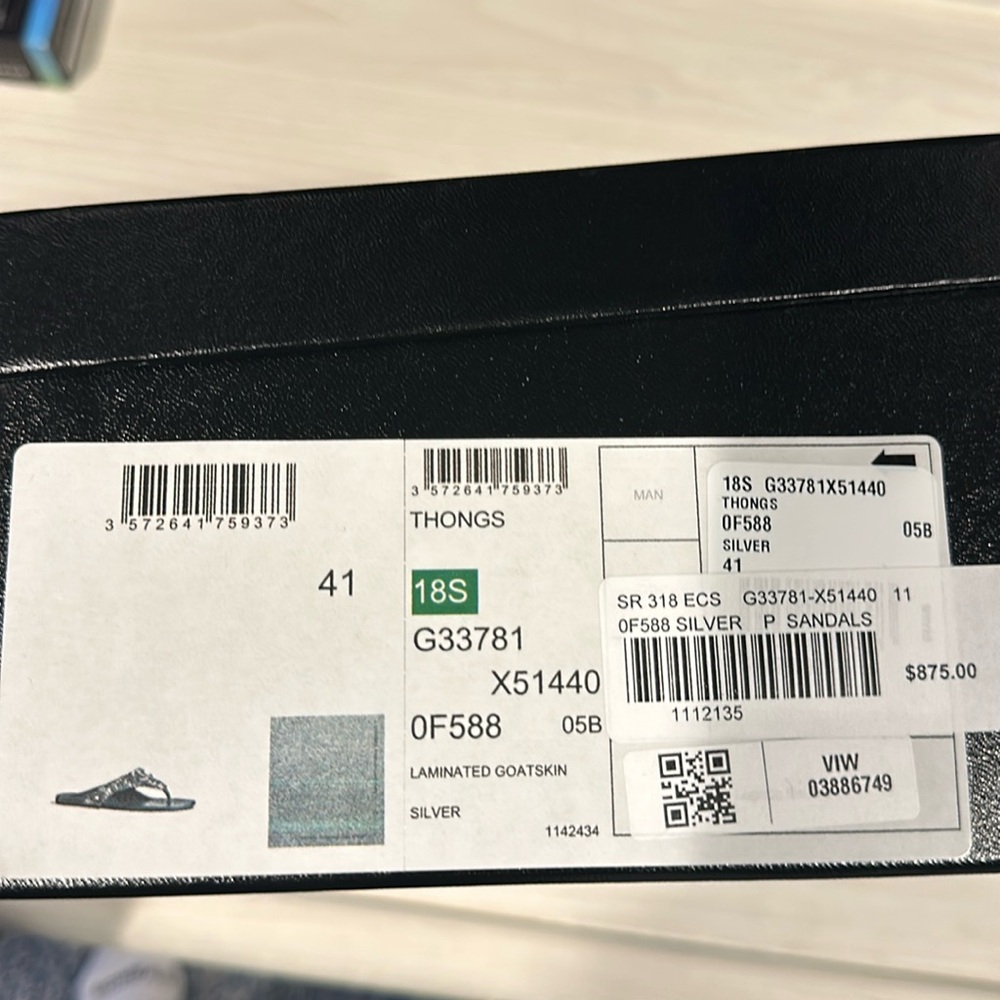 Chanel leather sandals